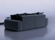 Load image into Gallery viewer, Monari Modular Sofa in Midnight Blue Velvet
