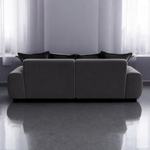 Load image into Gallery viewer, Monari Modular Sofa in Granite Grey Velvet