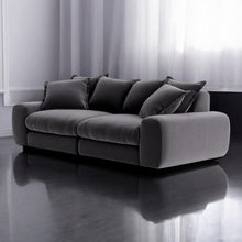 Load image into Gallery viewer, Monari Modular Sofa in Granite Grey Velvet