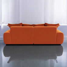 Load image into Gallery viewer, Monari Modular Sofa in Burnt Orange Velvet