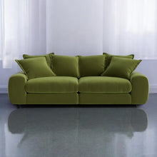 Load image into Gallery viewer, Monari Modular Sofa in Fern Green Velvet