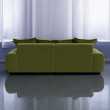 Load image into Gallery viewer, Monari Modular Sofa in Fern Green Velvet