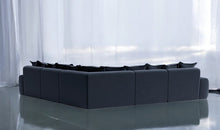 Load image into Gallery viewer, Monari Modular Large Corner Sofa in Midnight Blue Velvet
