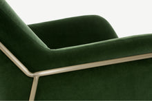 Load image into Gallery viewer, Frame Accent Armchair, Grass Cotton Velvet FREE π SHIPPING