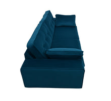 Load image into Gallery viewer, TOBIAS 3 Seater Sofa Seafoam Velvet FREE 🚚 SHIPPING