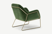 Load image into Gallery viewer, Frame Accent Armchair, Grass Cotton Velvet FREE π SHIPPING