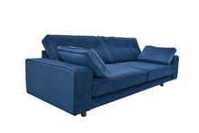 Load image into Gallery viewer, BIG💥SALE Tobias Three Seater Sofa Navy Blue Velvet RRP £999 -40% OFF💥NOW £599