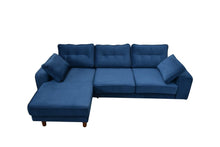 Load image into Gallery viewer, BIG💥SALE Tobias LHF Corner Sofa Navy Blue Velvet RRP £1399 -35% OFF💥NOW £899