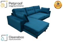 Load image into Gallery viewer, BIG💥SALE Tobias LHF Corner Sofa Seafoam Velvet 💥RRP £1399 -35% OFF💥NOW £899💥