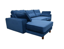 Load image into Gallery viewer, BIG💥SALE Tobias LHF Corner Sofa Navy Blue Velvet RRP £1399 -35% OFF💥NOW £899