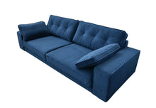 Load image into Gallery viewer, BIG💥SALE Tobias Three Seater Sofa Navy Blue Velvet RRP £999 -40% OFF💥NOW £599