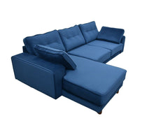 Load image into Gallery viewer, BIG💥SALE Tobias LHF Corner Sofa Navy Blue Velvet RRP £1399 -35% OFF💥NOW £899