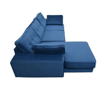 Load image into Gallery viewer, BIG💥SALE Tobias LHF Corner Sofa Navy Blue Velvet RRP £1399 -35% OFF💥NOW £899