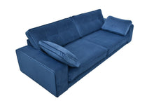 Load image into Gallery viewer, BIG💥SALE Tobias Three Seater Sofa Navy Blue Velvet RRP £999 -40% OFF💥NOW £599