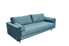 Load image into Gallery viewer, BIG💥SALE SCOTT Three Seater Sofa in Petrol Velvet RRP £799 -25% OFF💥NOW £599
