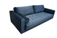 Load image into Gallery viewer, BIG💥SALE SCOTT Three Seater Sofa in Navy Velvet RRP £799 -25% OFF💥NOW £599