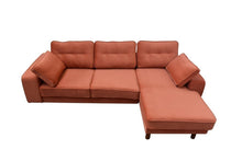 Load image into Gallery viewer, BIG💥SALE Tobias RHF Corner Sofa in Orange Velvet RRP £1399 -35% OFF💥NOW £899