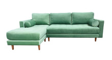 Load image into Gallery viewer, SALE💥 SCOTT LHF Corner Sofa in Cooking Apple Velvet RRP £1199-33% OFF💥NOW £799