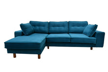 Load image into Gallery viewer, BIG💥SALE Tobias LHF Corner Sofa Seafoam Velvet 💥RRP £1399 -35% OFF💥NOW £899💥