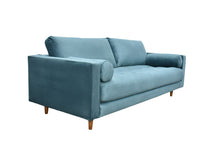 Load image into Gallery viewer, BIG💥SALE SCOTT Three Seater Sofa in Petrol Velvet RRP £799 -25% OFF💥NOW £599