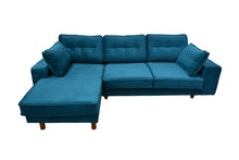 Load image into Gallery viewer, BIG💥SALE Tobias LHF Corner Sofa Seafoam Velvet 💥RRP £1399 -35% OFF💥NOW £899💥