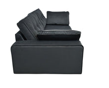 Load image into Gallery viewer, BIG💥SALE Tobias Three Seater Sofa Dark Grey Velvet RRP £999 -40% OFF💥NOW £599