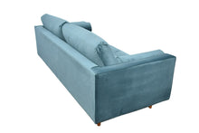 Load image into Gallery viewer, BIG💥SALE SCOTT Three Seater Sofa in Petrol Velvet RRP £799 -25% OFF💥NOW £599