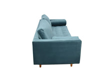 Load image into Gallery viewer, BIG💥SALE SCOTT Three Seater Sofa in Petrol Velvet RRP £799 -25% OFF💥NOW £599