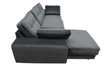 Load image into Gallery viewer, BIG💥SALE Tobias LHF Corner Sofa in Dark Grey Velvet RRP £1399 -35%OFF💥NOW £899