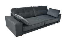 Load image into Gallery viewer, BIG💥SALE Tobias Three Seater Sofa Dark Grey Velvet RRP £999 -40% OFF💥NOW £599
