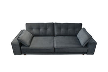 Load image into Gallery viewer, BIG💥SALE Tobias Three Seater Sofa Dark Grey Velvet RRP £999 -40% OFF💥NOW £599