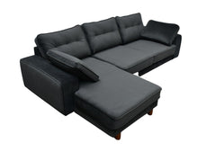 Load image into Gallery viewer, BIG💥SALE Tobias LHF Corner Sofa in Dark Grey Velvet RRP £1399 -35%OFF💥NOW £899