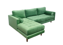 Load image into Gallery viewer, SALE💥 SCOTT LHF Corner Sofa in Cooking Apple Velvet RRP £1199-33% OFF💥NOW £799