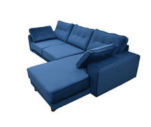 Load image into Gallery viewer, BIG💥SALE Tobias RHF Corner Sofa Navy Blue Velvet RRP £1399 -35% OFF💥NOW £899