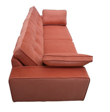 Load image into Gallery viewer, BIG💥SALE Tobias Three Seater Sofa in Orange Velvet RRP £999 -40% OFF💥NOW £599