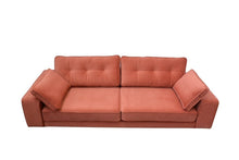 Load image into Gallery viewer, BIG💥SALE Tobias Three Seater Sofa in Orange Velvet RRP £999 -40% OFF💥NOW £599