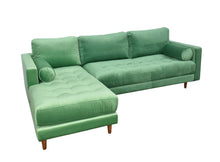 Load image into Gallery viewer, SALE💥 SCOTT LHF Corner Sofa in Cooking Apple Velvet RRP £1199-33% OFF💥NOW £799