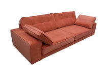 Load image into Gallery viewer, BIG💥SALE Tobias Three Seater Sofa in Orange Velvet RRP £999 -40% OFF💥NOW £599