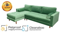Load image into Gallery viewer, SALE💥 SCOTT LHF Corner Sofa in Cooking Apple Velvet RRP £1199-33% OFF💥NOW £799