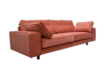 Load image into Gallery viewer, BIG💥SALE Tobias Three Seater Sofa in Orange Velvet RRP £999 -40% OFF💥NOW £599
