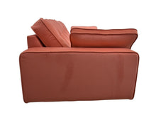 Load image into Gallery viewer, BIG💥SALE Tobias Three Seater Sofa in Orange Velvet RRP £999 -40% OFF💥NOW £599