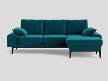 Load image into Gallery viewer, SWOON Tulum RHF Corner Sofa Easy Velvet Kingfisher