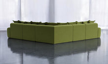 Load image into Gallery viewer, Monari Modular Large Corner Sofa in Fern Green Velvet

