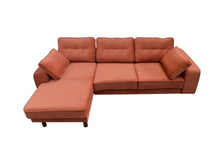 Load image into Gallery viewer, BIG💥SALE Tobias LHF Corner Sofa in Orange Velvet RRP £1399 -35% OFF💥NOW £899
