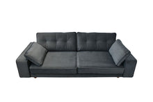 Load image into Gallery viewer, BIG💥SALE Tobias Three Seater Sofa Dark Grey Velvet RRP £999 -40% OFF💥NOW £599
